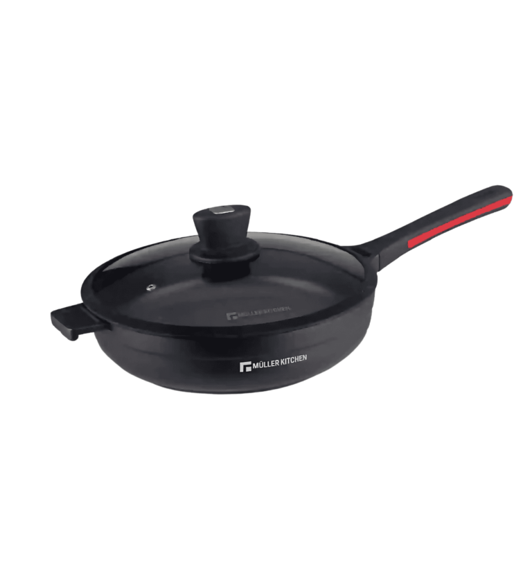 Muller Koch 28cm Deep Frypan with Glass Lid